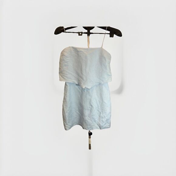 Amanda Uprichard Pants - Amanda Uprichard Matea  Skort Romper POWDER BLUE Sz S /100% AUTHENTIC- NWT